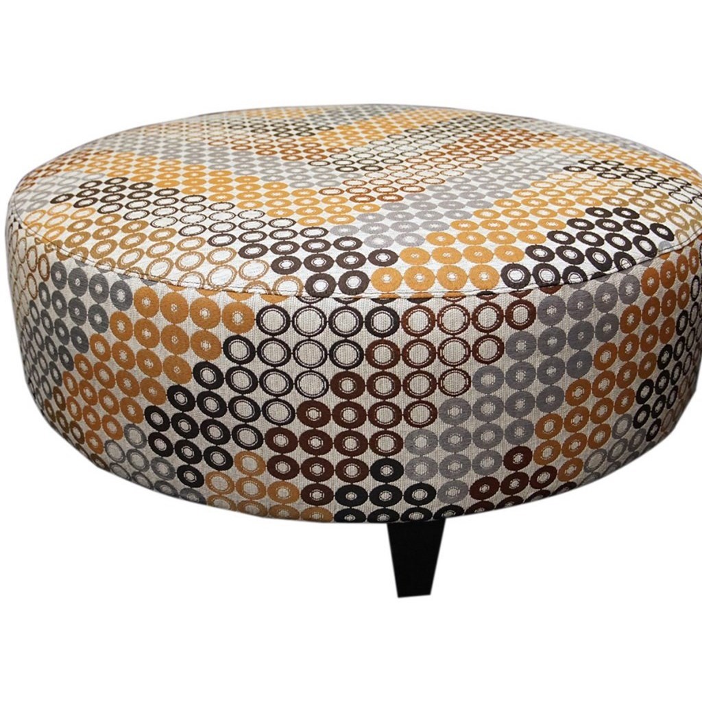 Marcus Daniels Ottomans Large Round Ottoman | Sprintz Furniture | Ottomans